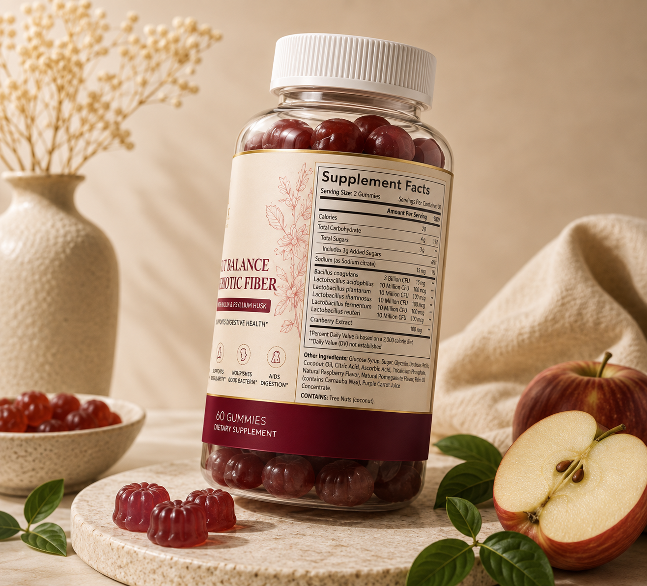 Gut Balance Prebiotic Fibre Supplements